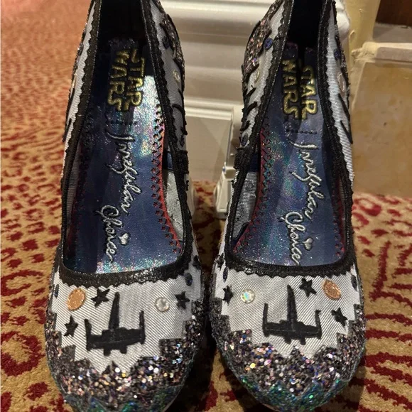 Irregular Choice R2-D2 Glitter Heels - Picture 5 of 10